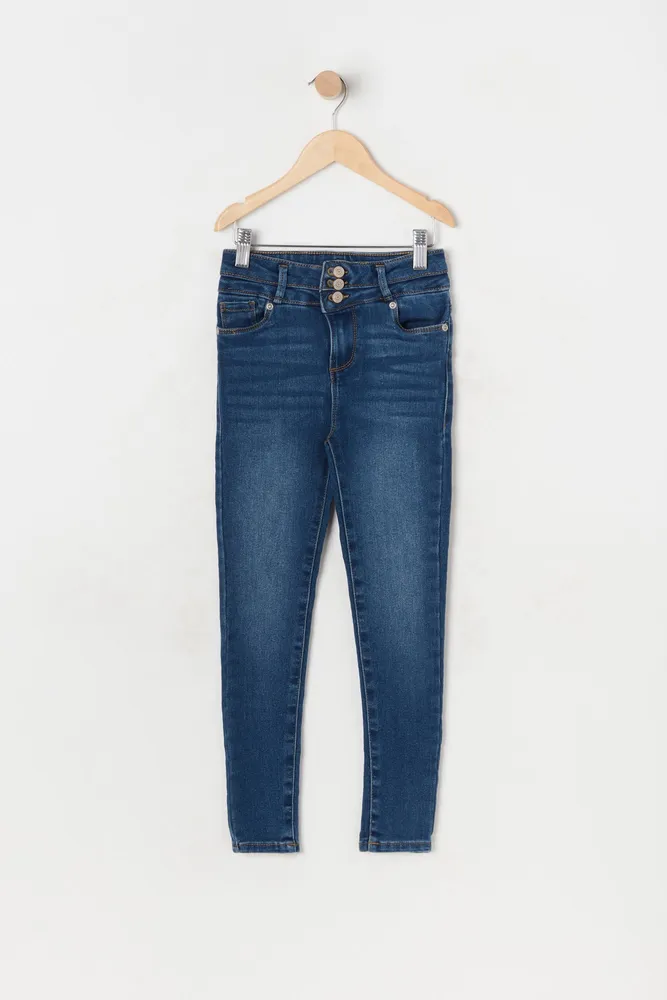 Girls Ibiza Dark Wash Skinny Jean