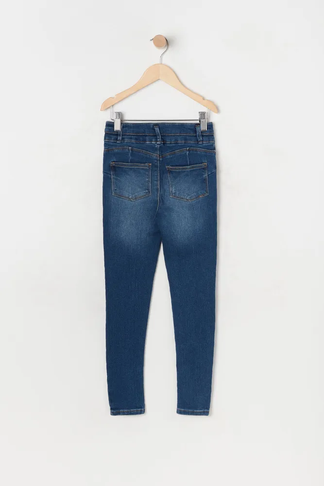 Girls Ibiza Dark Wash Skinny Jean