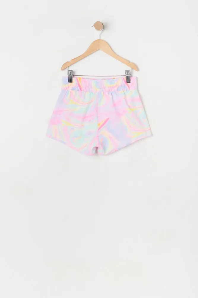 Girls Printed Swim Short