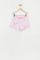 Girls Printed Swim Short