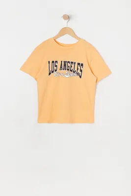 Girls Los Angeles Graphic Boyfriend T-Shirt
