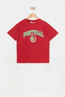 Girls Portugal Graphic World Cup Boyfriend T-Shirt