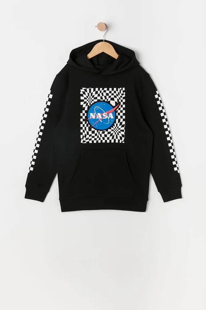 Boys NASA Warped Graphic Hoodie