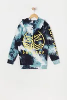 Boys Tie-Dye 360 Surf Graphic Fleece Hoodie