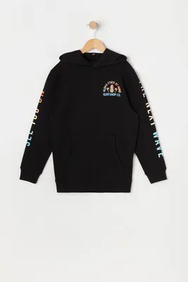 Boys Aloha State Of Mind Graphic Fleece Hoodie