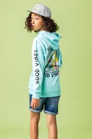 Boys High Vibes Good Graphic Fleece Hoodie