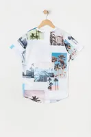 Boys Photo Collage Print T-Shirt