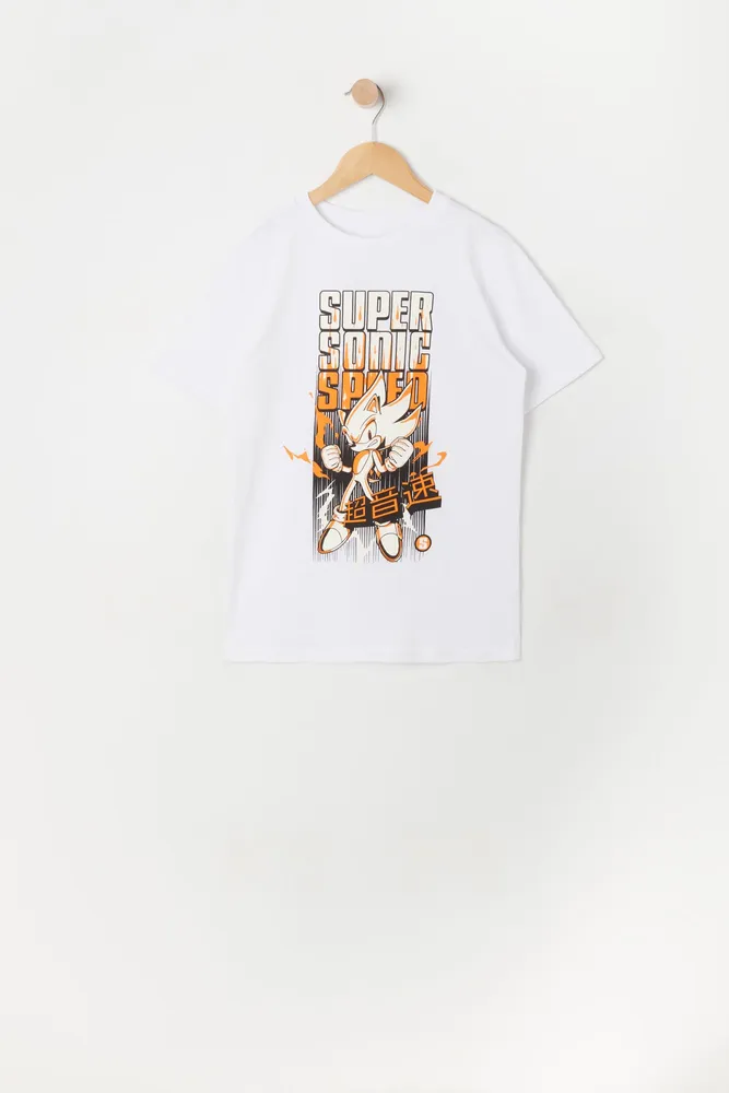 Boys Super Sonic Speed Graphic T-Shirt