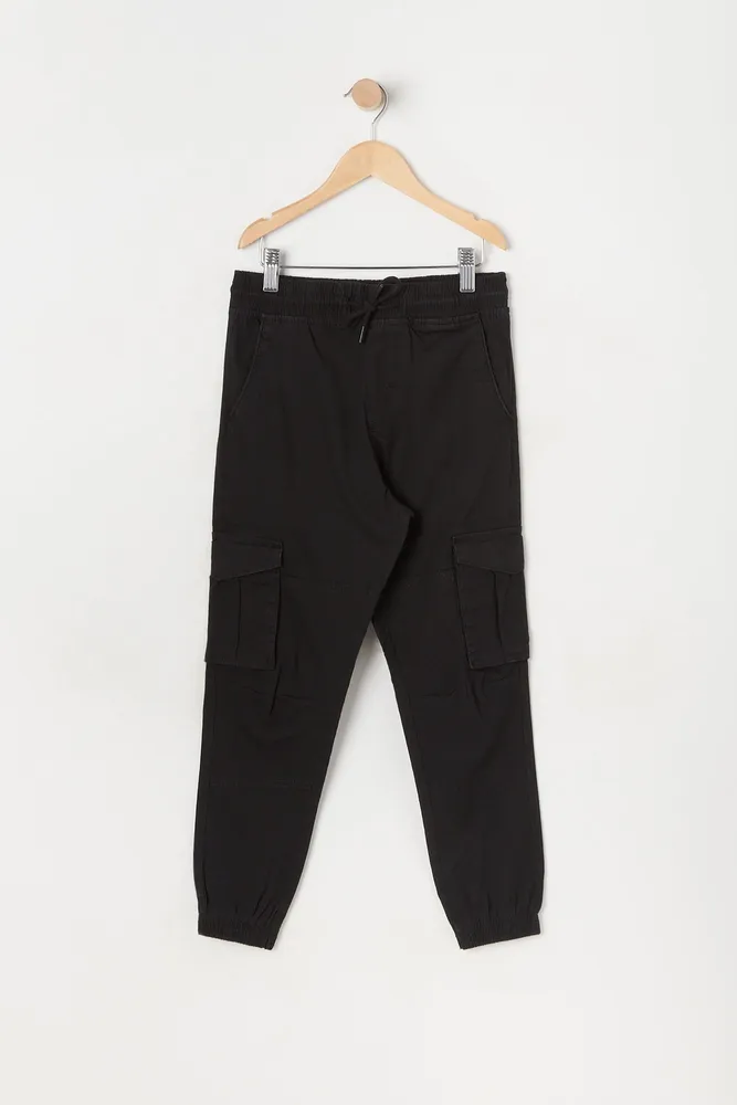 Lined Pull-On Cargo Pants