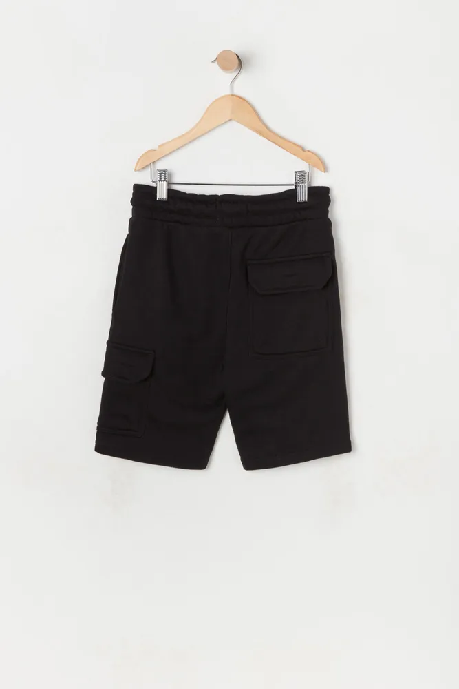 Boys Fleece Cargo Short