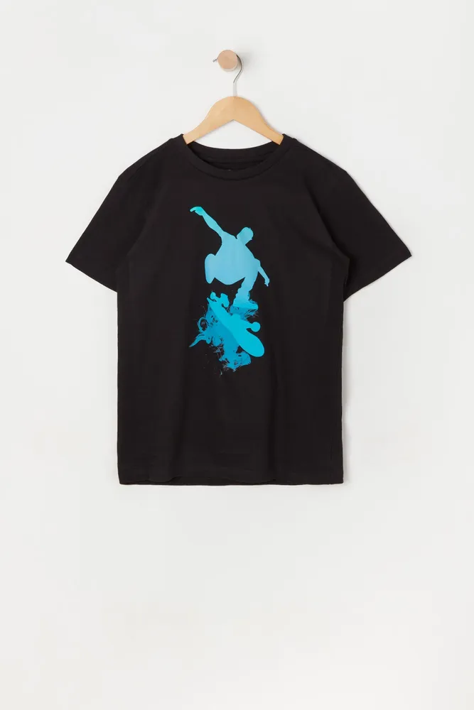 Boys Skater Dude Graphic T-Shirt