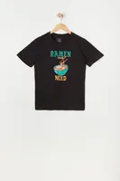 Boys Ramen Is All We Need Graphic T-Shirt