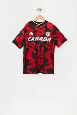Boys Printed Canada Graphic Jersey