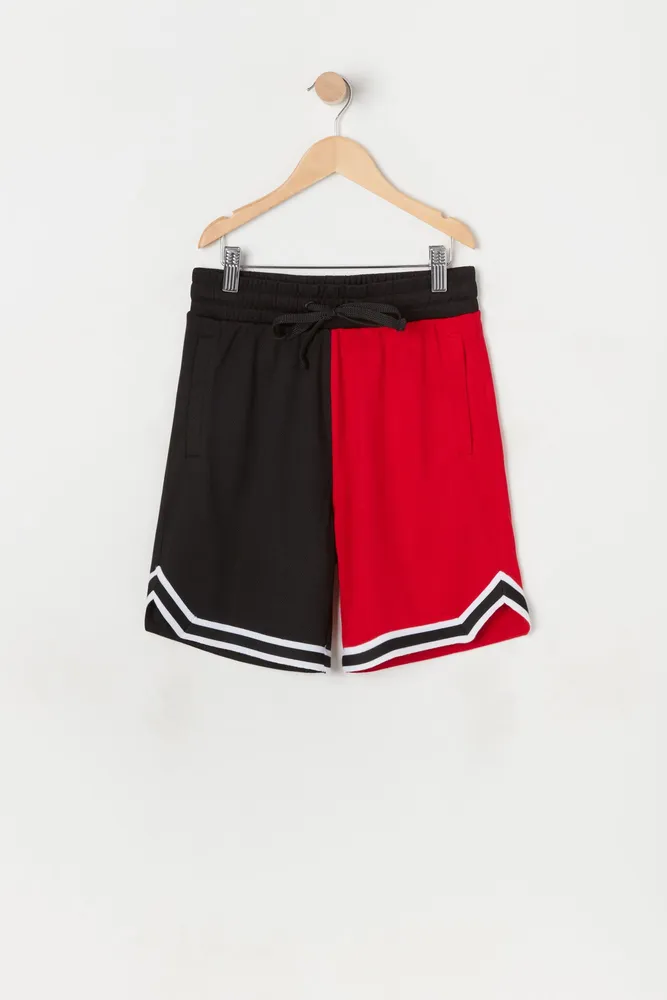 Boys Split Mesh Active Short