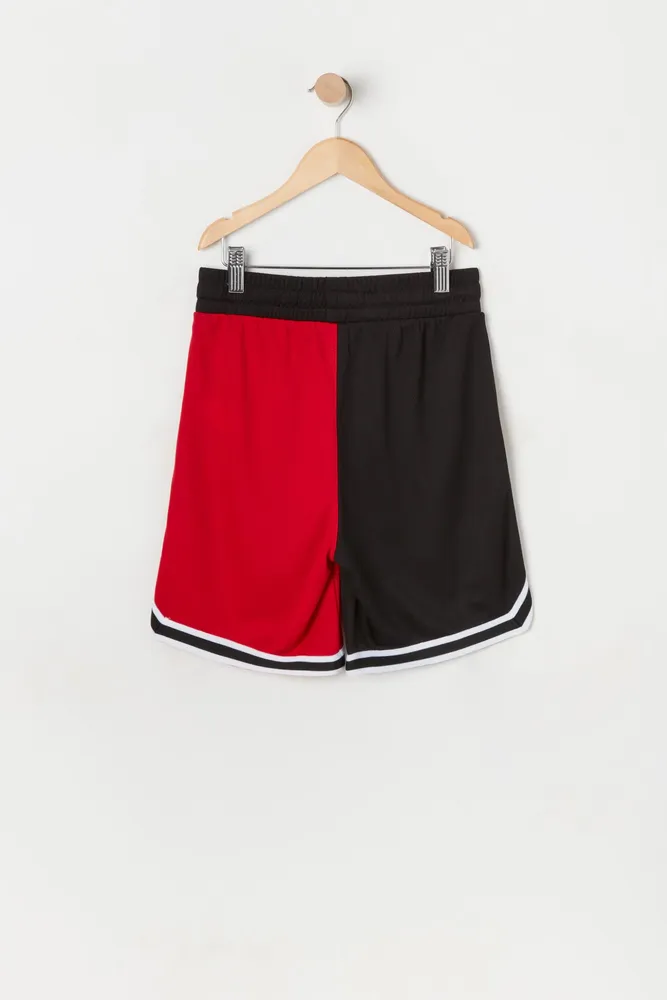 Boys Split Mesh Active Short