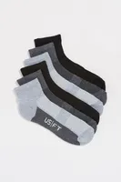 Boys Athletic U5 Fit Ankle Sock Set (6 Pack)