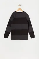 Boys Striped Relaxed Long Sleeve Top