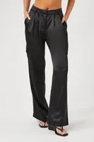 Satin Cargo Pant