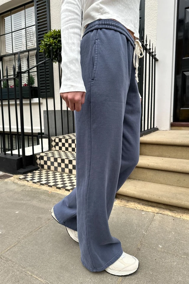 Blue Striped Pants Chandal Brandy Melville Tie Sweatpants Brandy