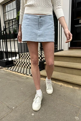 Julie Striped Mini Skirt