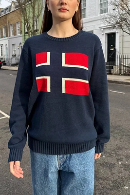 Nico Norwegian Flag Sweater