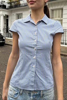 Rue Plaid Top