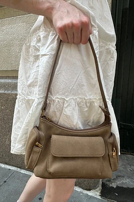 Suede Shoulder Bag