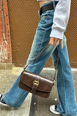 Buckle Shoulder Bag