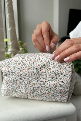 Floral Mini Makeup Bag