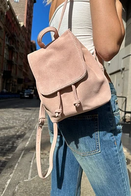 Leather Mini Backpack