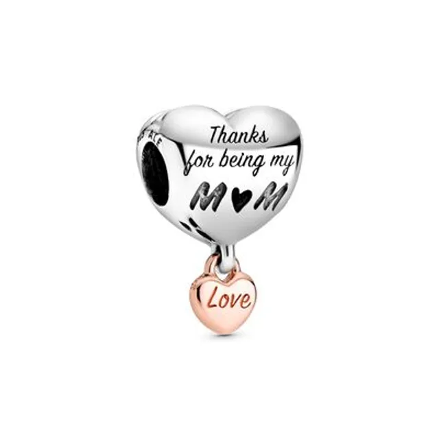 Mom & Heart Charm