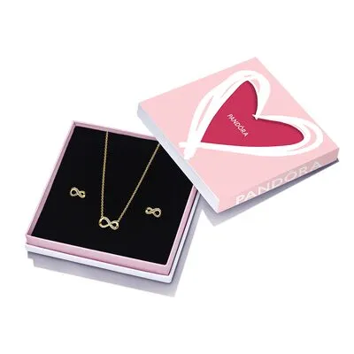 Sparkling Infinity Jewelry Gift Set