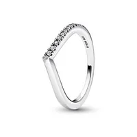 Shimmering Wishbone Ring Set