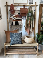 Woven Storage Bench