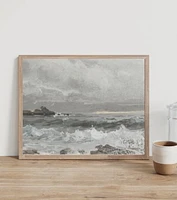 Rolling Waves Art Print