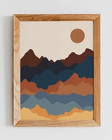 Mountain Sunset Art Print