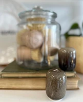 Pebble Salt & Pepper Shakers