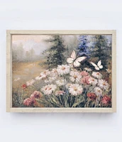 Framed Wildflowers & Butterflies Artwork