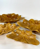 S/4 Solid Wood Shell Bowls