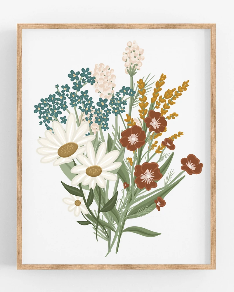 Bundle of Wildflowers Art Print