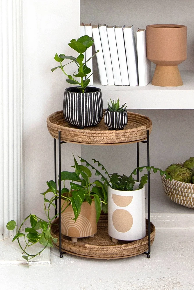 Banana Leaf Tray Table