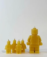 S/5 Beeswax Candles -Lego