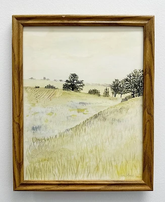 PS Framed Pasture Art Print