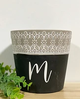 Monogrammed Pots