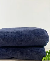 Plushy Throw -Navy