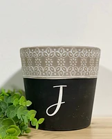 Monogrammed Pots