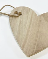 Natural Heart Serving Board -Heart