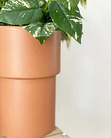 Vermillion Cylinder Pot