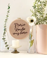 Marie Kondo Embroidery Hoop