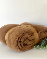 Plushy Throw -Brown